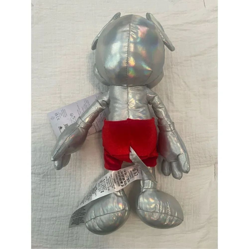 Disney Plush Mickey Shiny The Disney100 Platinum Celebration Collection NEW NWT - Picture 5 of 5